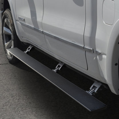 Go Rhino 20436687T E1 Electric Running Boards With Mounting Brackets Protective Bedliner Coating