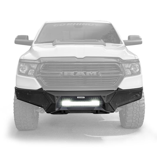 Element Front Bumper With Power Actuated HideAway Light Bar Mount