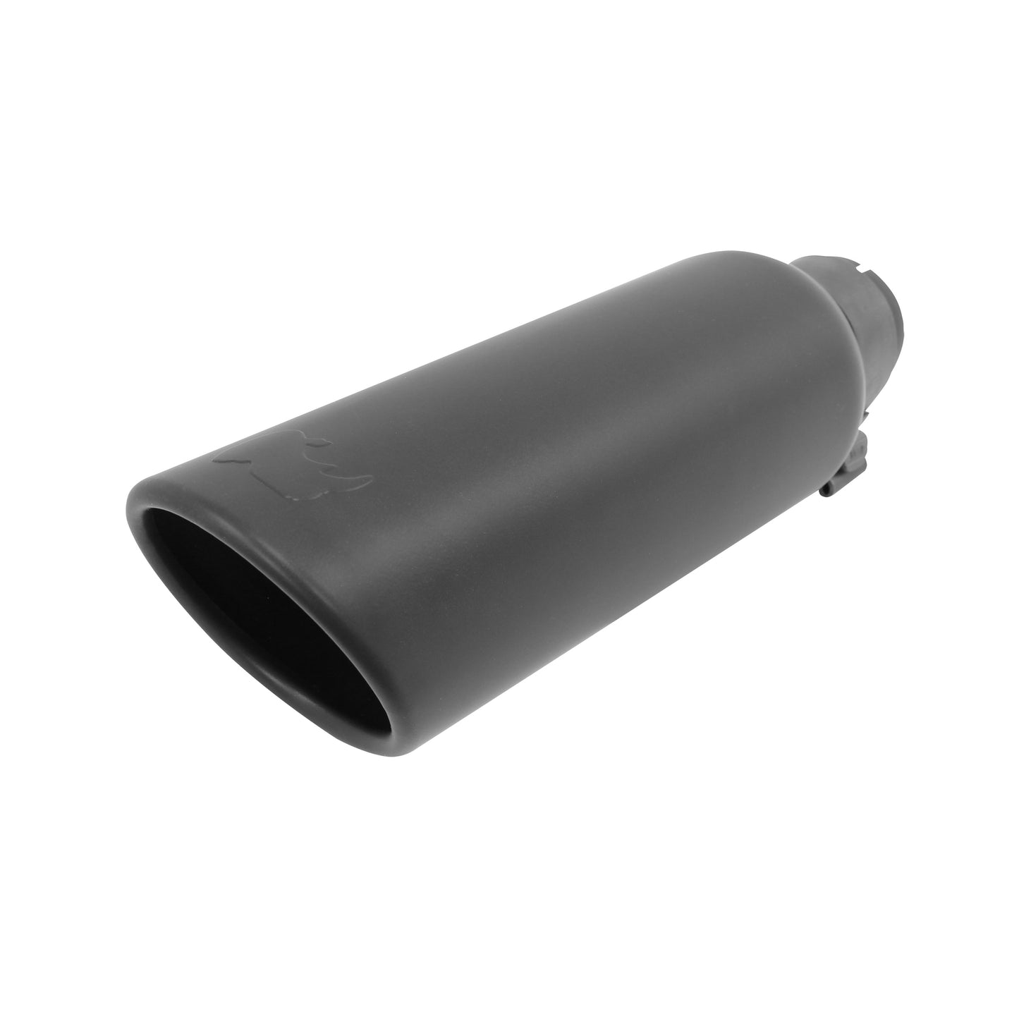 Go Rhino GRT225514B Black Powder Coated Stainless Steel Exhaust Tip Textured Black