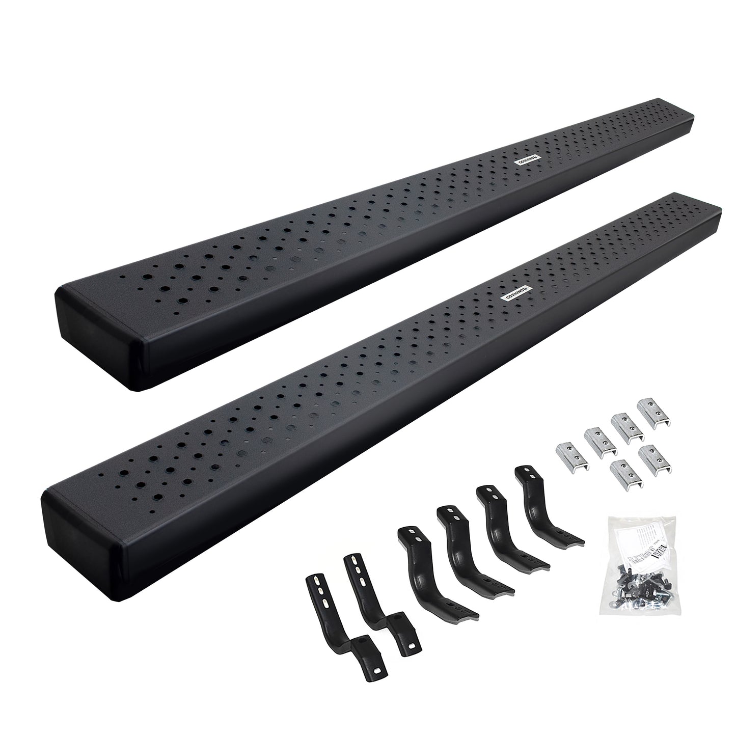 Go Rhino 6863441587T HD OE Xtreme SideSteps With Mounting Bracket Kit Textured Black