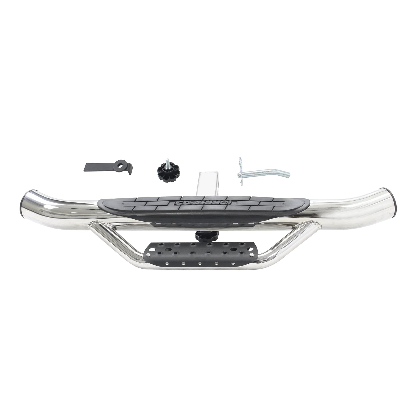 Go Rhino D360PS Dominator Hitch Step Polished Stainless Steel