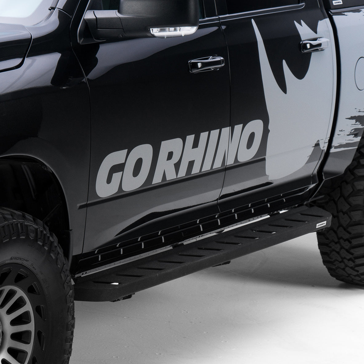Go Rhino 63409980T RB10 Running Boards With Mounting Brackets Protective Bedliner Coating