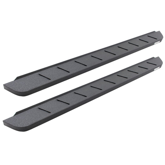 Go Rhino 6341778020T RB10 Running Boards With Mounting Brackets & 2 Pairs Of Drop Steps Kit Protective Bedliner Coating