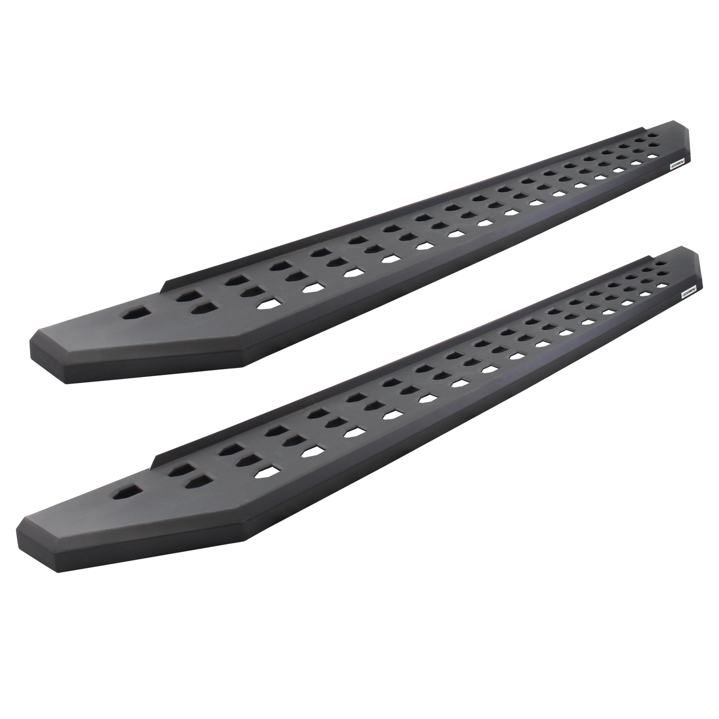 Go Rhino 6941778020PC RB20 Running Boards With Mounting Brackets & 2 Pairs Of Drop Steps Kit Textured Black