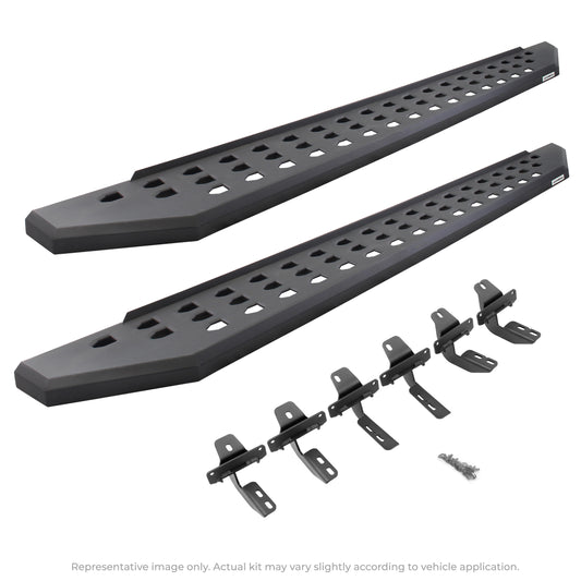 Go Rhino 69405187PC RB20 Running Boards With Mounting Brackets Textured Black