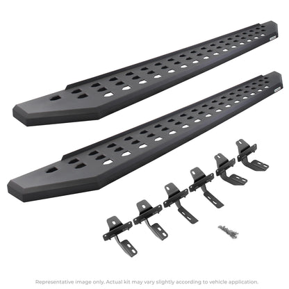 Go Rhino 69443687PC RB20 Running Boards With Mounting Brackets Textured Black