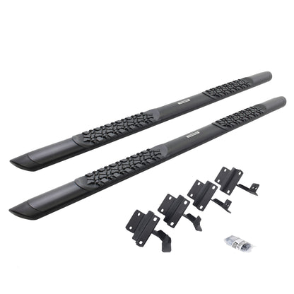 Go Rhino V3417780T V3 Series Aluminum Side Steps With Mounting Brackets Textured Black