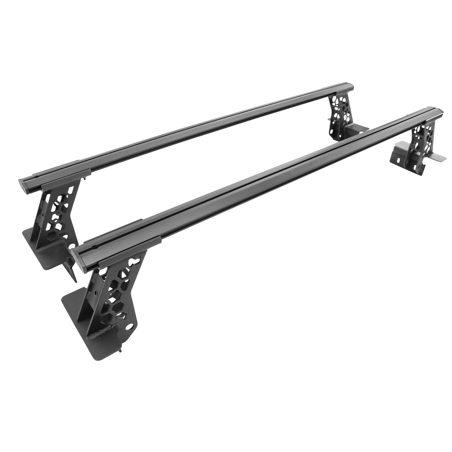 Go Rhino 5935001T XRS Cross Bars Truck Bed Rail Kit For FullSized Trucks Without Tonneau Covers Textured Black