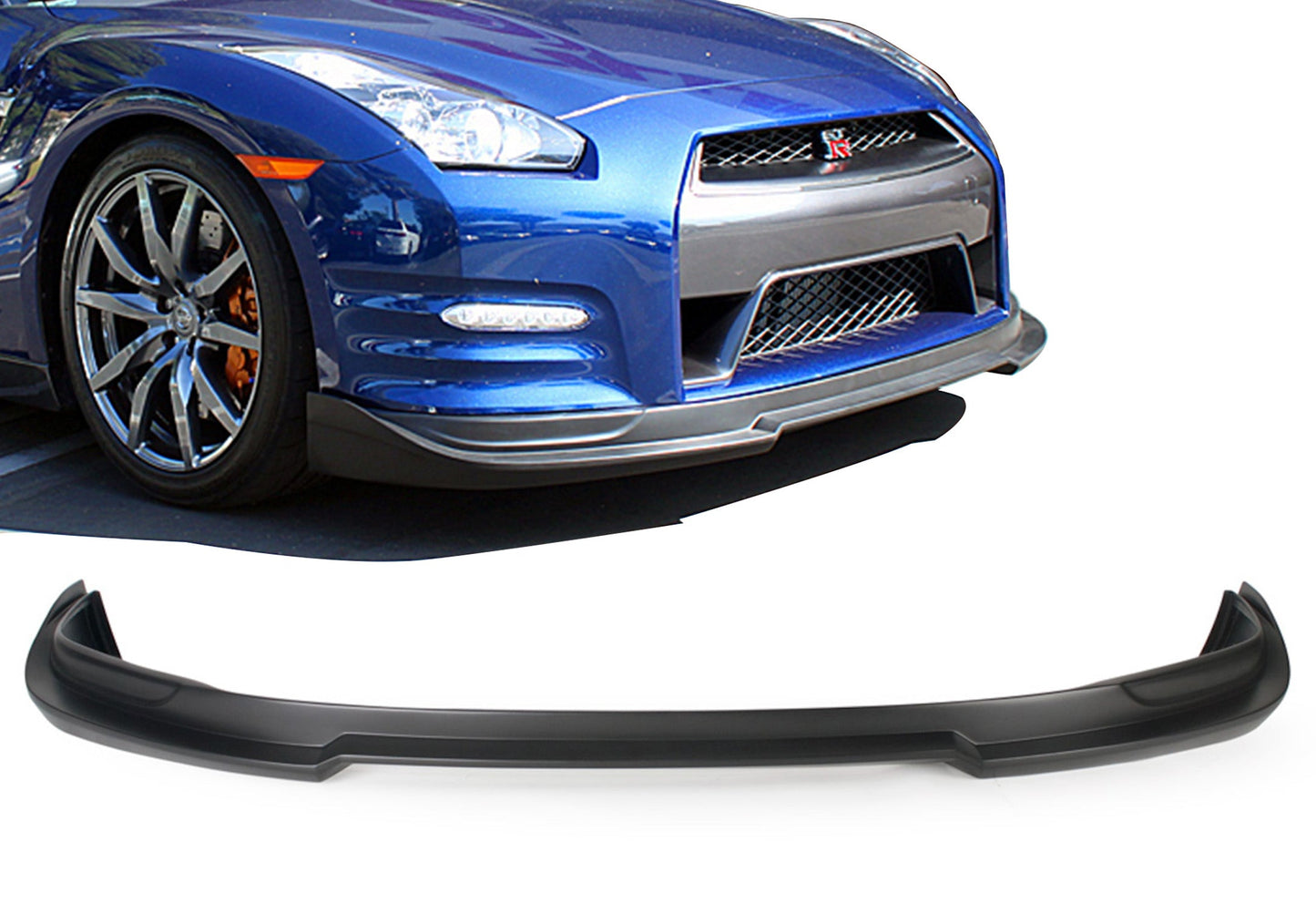 2012-2015 Nissan GT-R [R35] Front Splitter (Urethane) - GTRKB13022