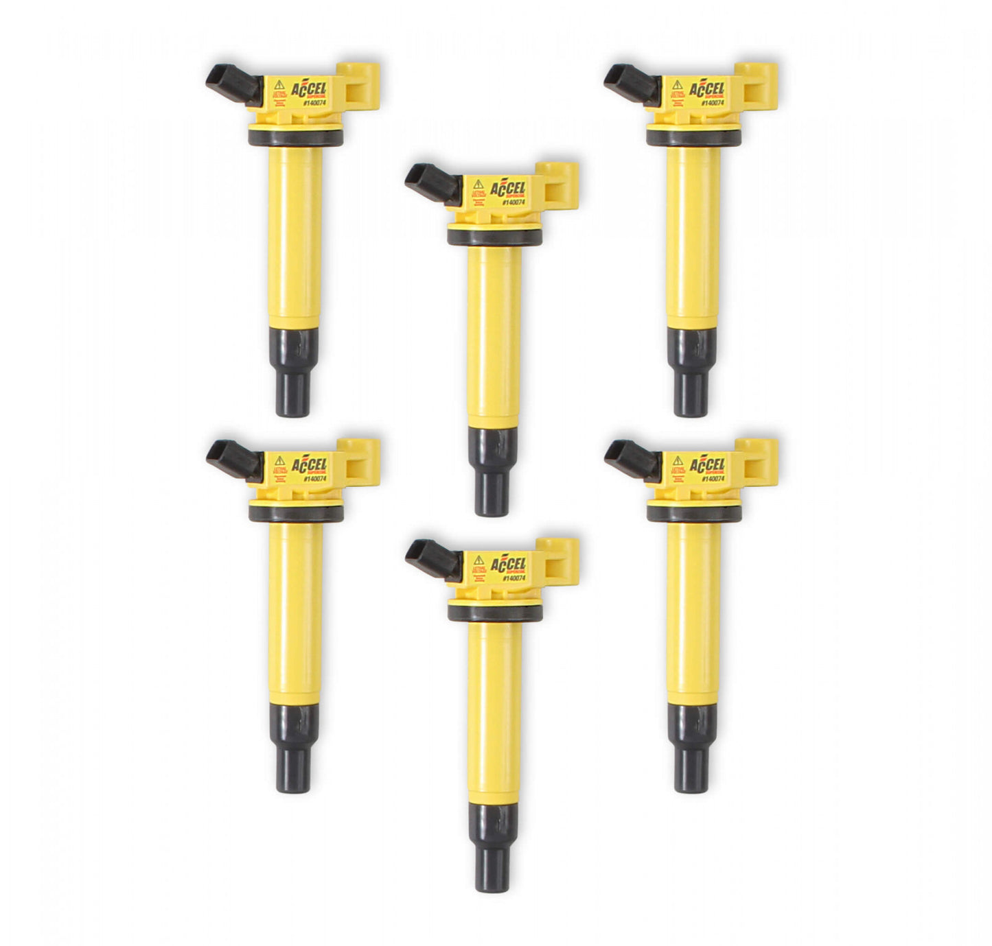 ACCEL Ignition Coil - SuperCoil - Fits Toyota 3.0L - V6 - 6-Pack 140074-6