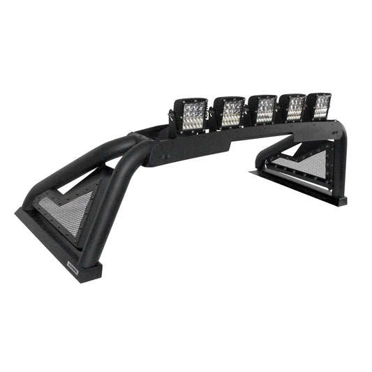 Go Rhino 911610T Sport Bar 2.0 With Power Actuated Retractable Light Mount Textured Black