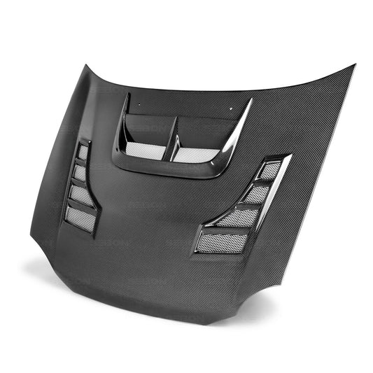 Seibon Carbon HD0203SBIMP-CW CW-style carbon fiber hood for 2002-2003 Subaru Impreza/WRX