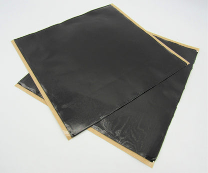 Hushmat Speaker Kit - Stealth Black Foil with Self-Adhesive Butyl-2 Sheets 10inx10in ea 1.4 sq ft 10110