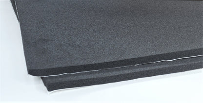 Hushmat Under Carpet Floor Kit - 1/2in Silencer Megabond Thermal Insulating and Sound Absorbing Self-Adhesive Foam-2 Sheets 23inx36in ea 11.5 sq ft 20300