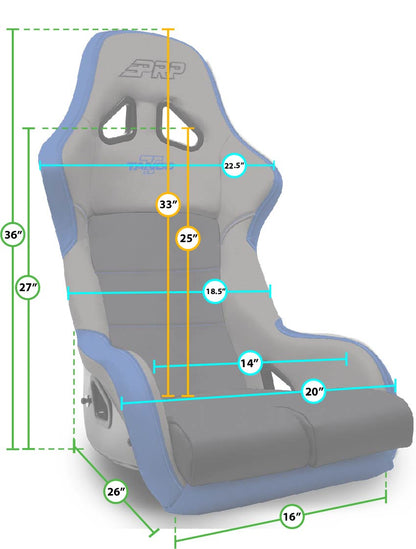 PRP-A4301-Tango FIA Composite Race Seat