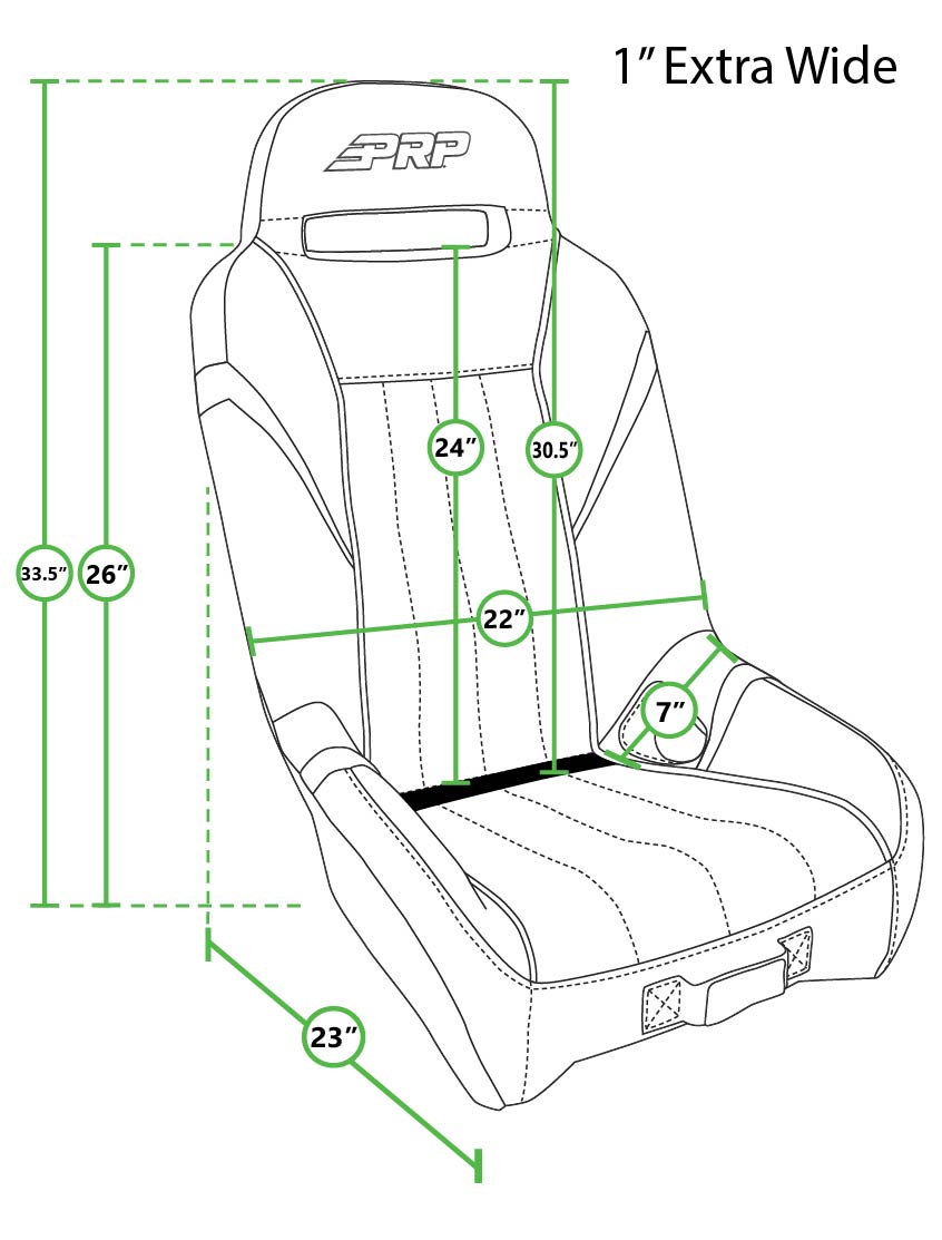 PRP-A58-203-GT/S.E. Extra Wide Suspension Seat