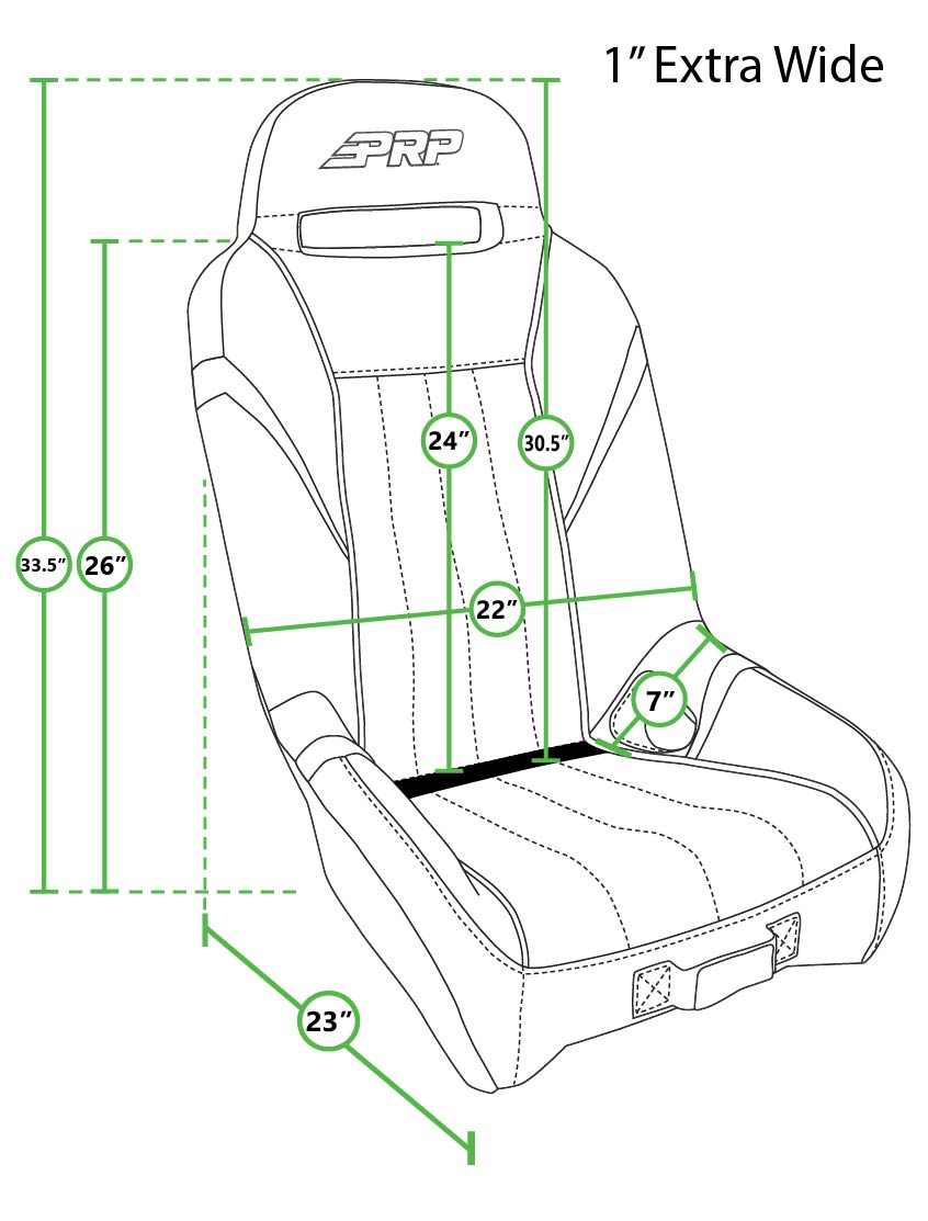 PRP-A58-237-GT/S.E. Extra Wide Suspension Seat