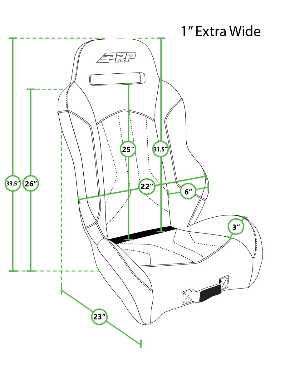 PRP-A78-201-XC Extra Wide Suspension Seat