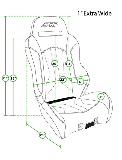 PRP-A78-203-XC Extra Wide Suspension Seat