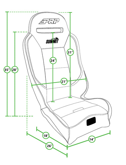 PRP-A9302-Summit Elite Suspension Seat