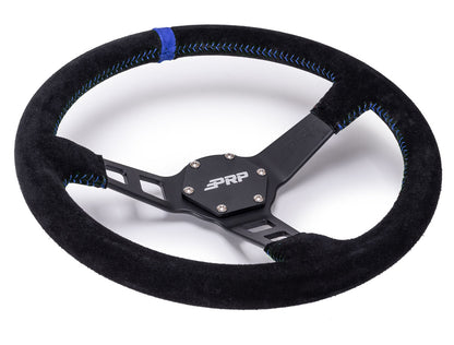 PRP-G121-Deep Dish Suede Steering Wheel