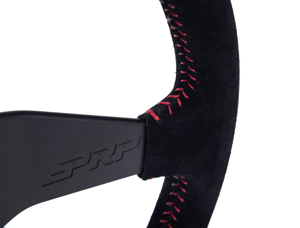 PRP-G223-Flat Suede Steering Wheel