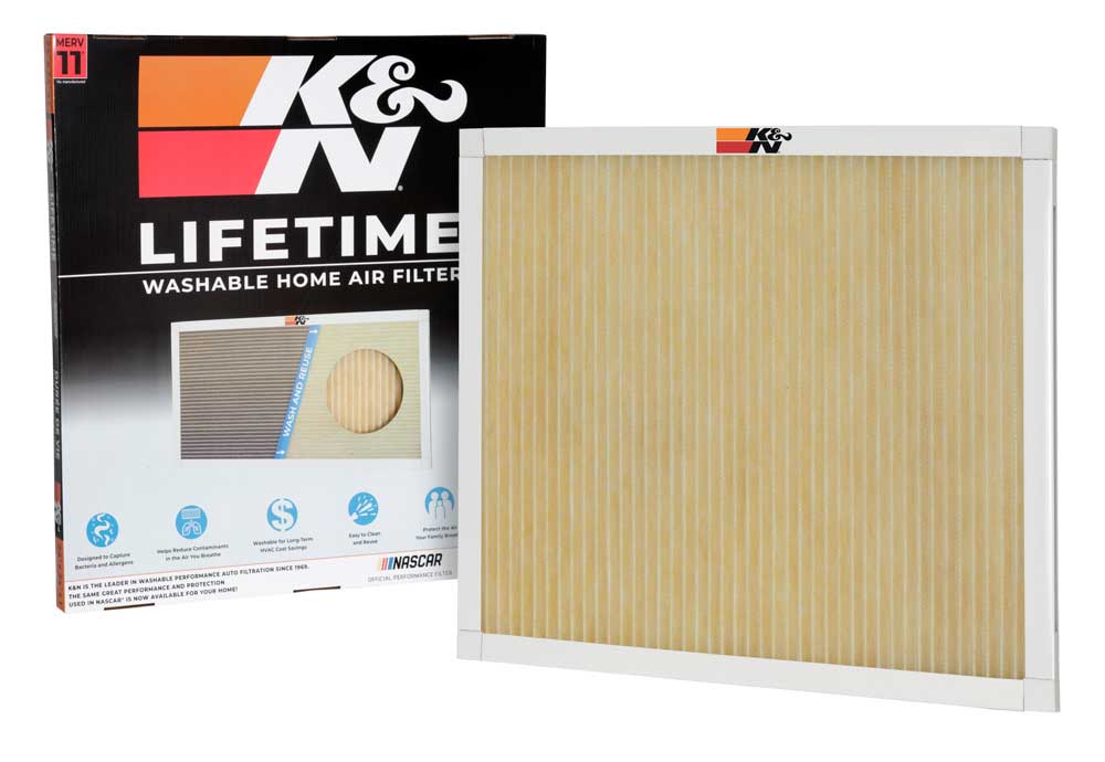 K&N HVC-12424 HVAC Filter; 24 x 24 x 1