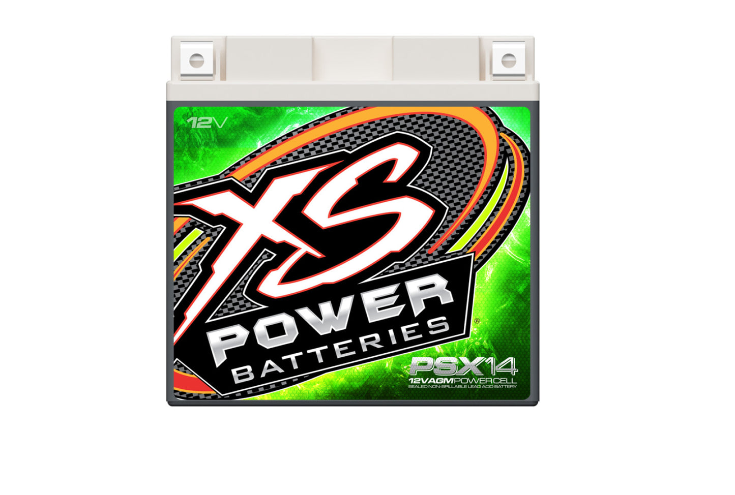 XS Power Batteries 12V AGM Powersports Series Batteries - M6 Terminal Bolts Included 800 Max Amps PSX14