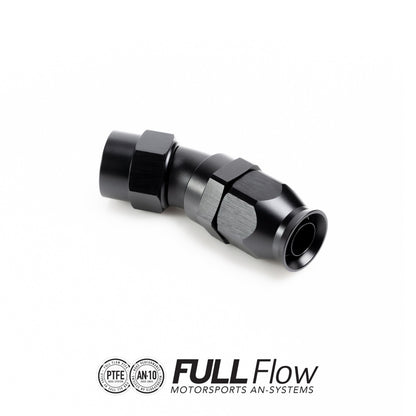 Nuke Performance Full Flow PTFE Hose End Fitting 30 Degree AN-10 810-03-110