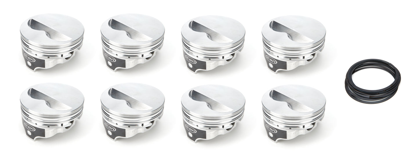 SBC Forged FT Piston Set 4.165 Bore -4.8cc