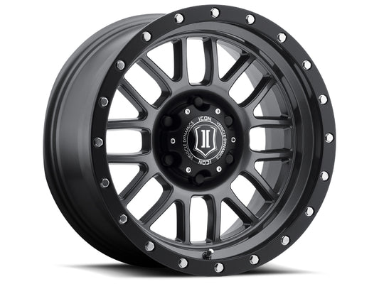 ICON Alloys ALPHA GUN MTL - 17 X 8.5 / 6 X 135 / 6MM / 5" BS 1217856350GM
