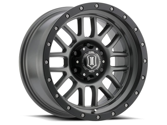 ICON Alloys ALPHA TITANIUM - 17 X 8.5 / 6 X 135 / 6MM / 5" BS 1217856350TT