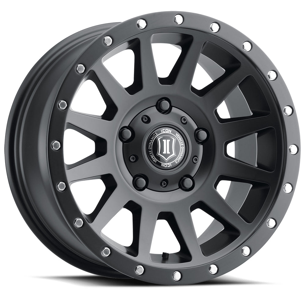 ICON Alloys COMPRESSION SAT BLK - 17 X 8.5 / 5 X 150 / 25MM / 5.75" BS 2017855557SB