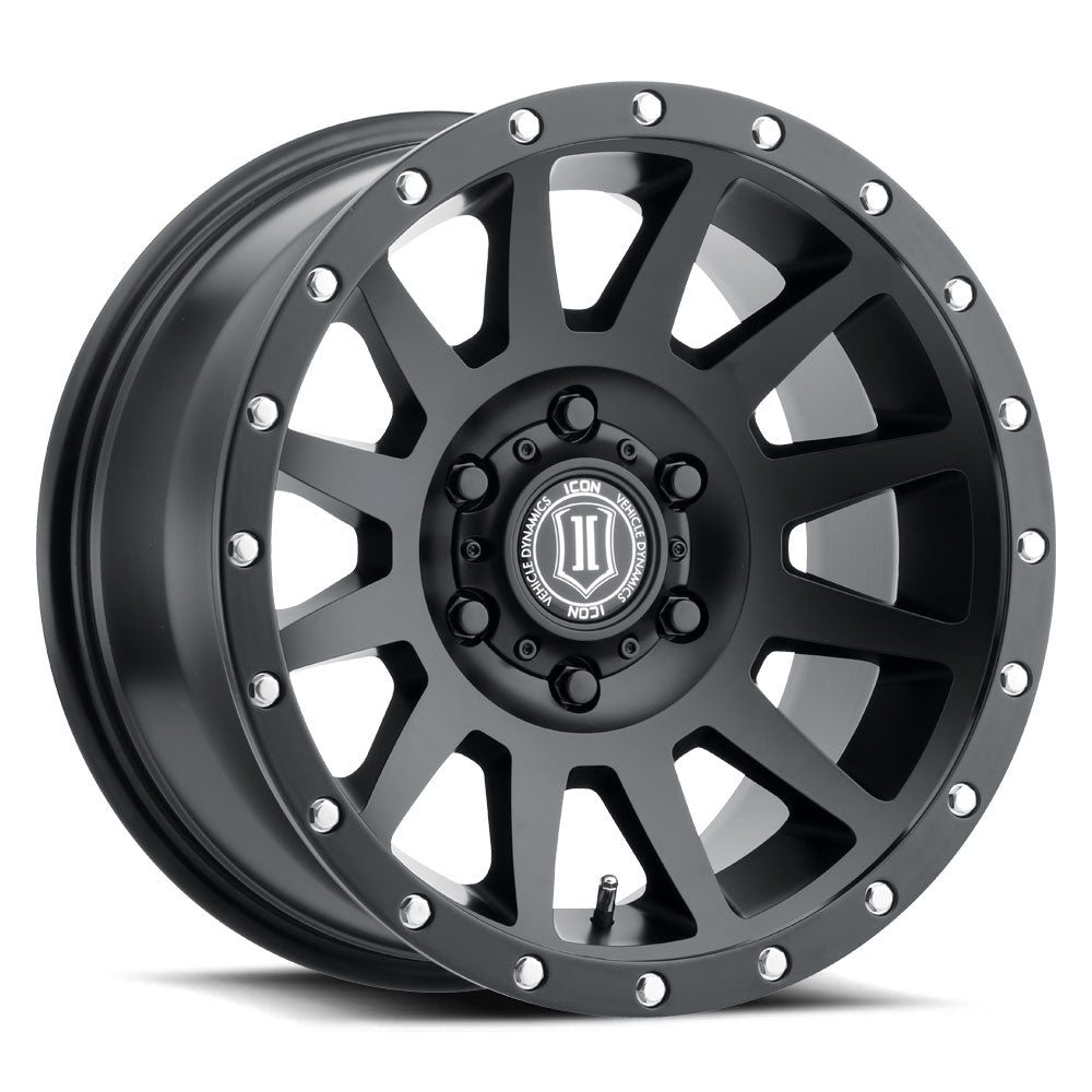 ICON Alloys COMPRESSION SAT BLACK - 18 X 9 / 6 X 135 / 6 MM / 5.25" BS 2018906352SB
