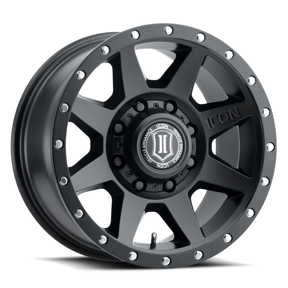 ICON Alloys REBOUND HD SAT BLK -18 X 9 / 8 X 170 / 6MM / 5.25" BS 1818908152SB