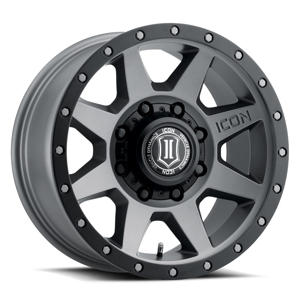ICON Alloys REBOUND HD TITANIUM -18 X 9 / 8 X 6.5 / 12MM / 5.5" BS 1818908055TT
