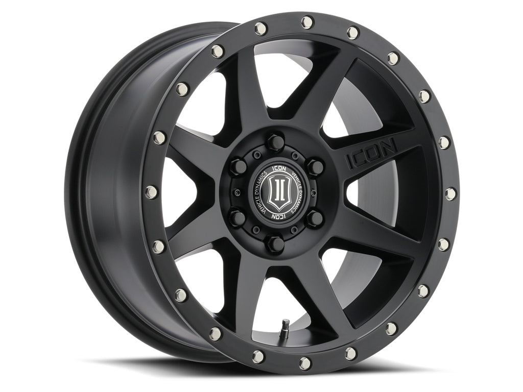 ICON Alloys REBOUND SAT BLK -18 X 9 / 6 X 135 / 6MM / 5.25" BS 1818906352SB