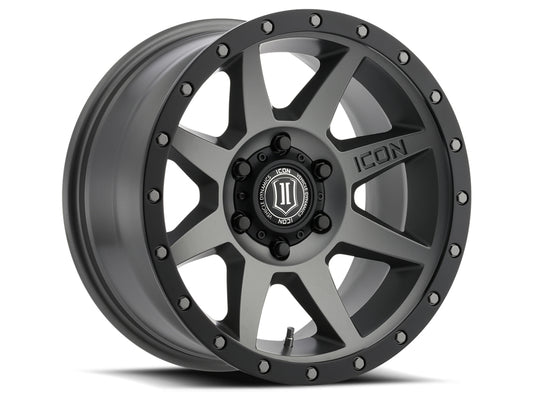 ICON Alloys REBOUND TITANIUM - 17 X 8.5 / 5 X 5 / -6MM / 4.5" BS 1817857345TT