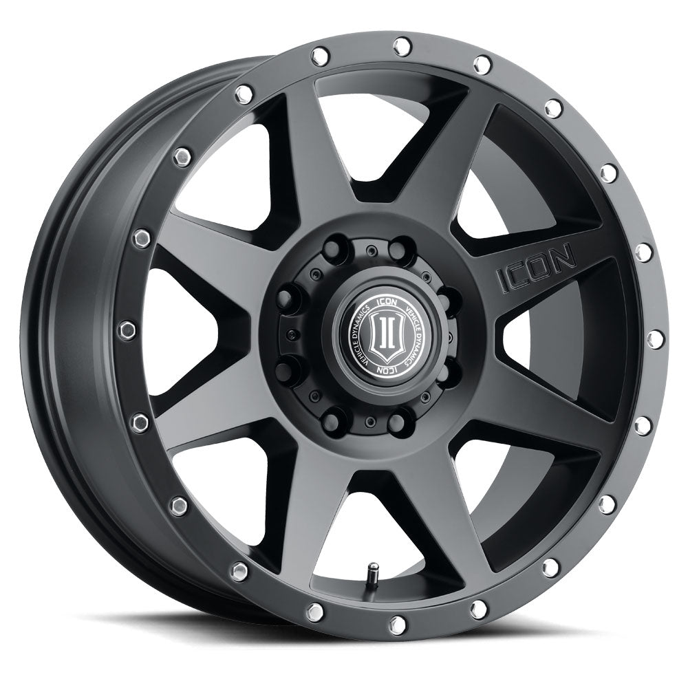 ICON Alloys REBOUND SAT BLK -20 X 9 / 8 X 6.5" / 12MM / 5.5" BS 1820908055SB
