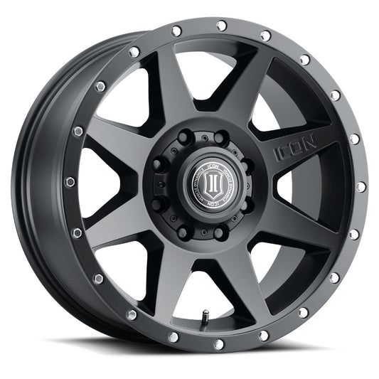 ICON Alloys REBOUND SAT BLK -20 X 9 / 8 X 6.5" / 12MM / 5.5" BS 1820908055SB