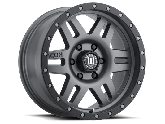 ICON Alloys SIX SPEED TITANIUM - 17 X 8.5 / 5 X 5 / -6MM / 4.5" BS 1417857345TT