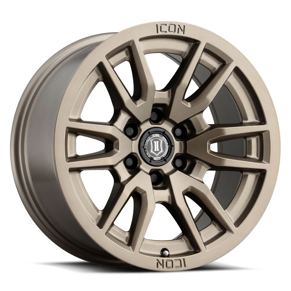 ICON Alloys VECTOR 6 BRONZE - 17 X 8.5 / 6 X 5.5 / 25 MM / 5.75" BS 2417859057BR