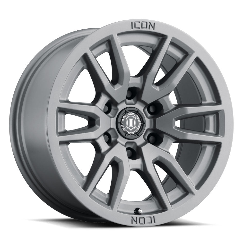ICON Alloys VECTOR 6 TITANIUM - 17 X 8.5 / 6 X 5.5 / 0 MM / 4.75" BS 2417858347TT