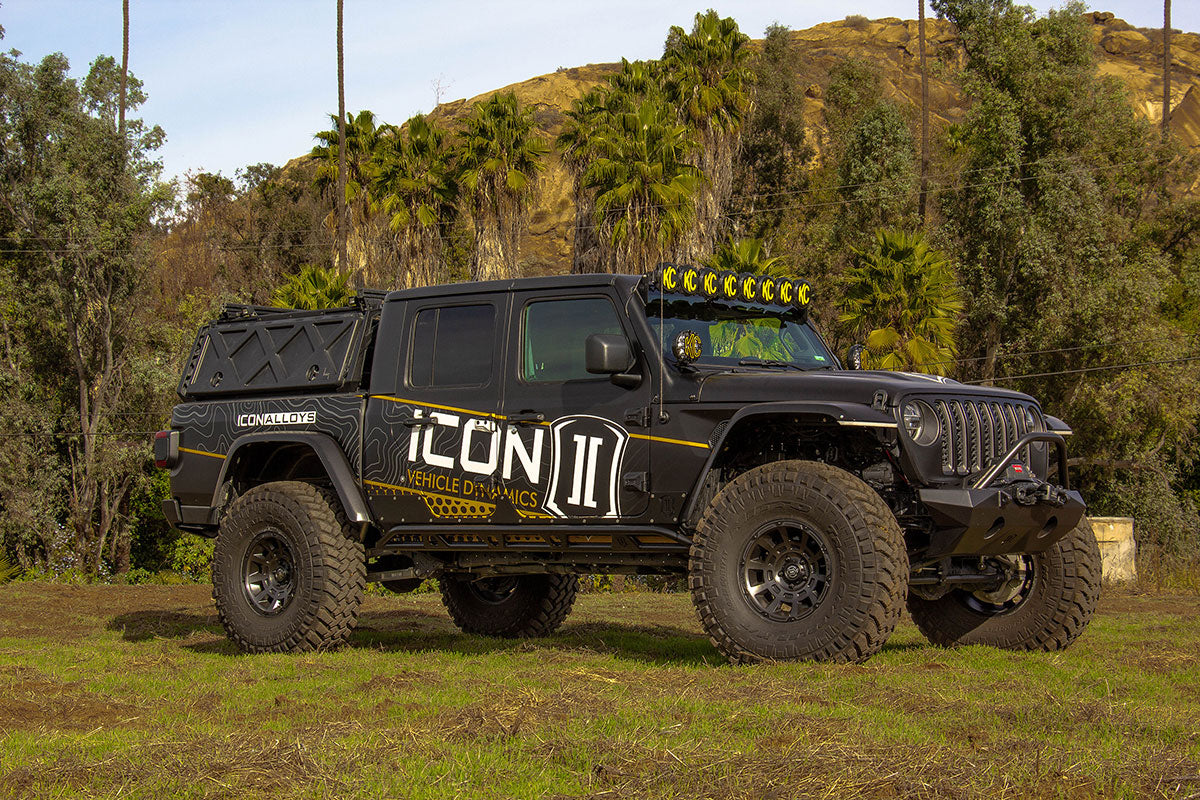 ICON Impact Series Offroad Armor 25172R - 20-UP JEEP JT PRO SERIES FRAME MOUNT SLIDER RIGHT SIDE 25172R