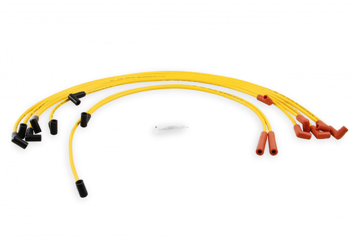 ACCEL Spark Plug Wire Set - 8mm - Super Stock - Graphite Core - Yellow with HEI Style Boots- 4049