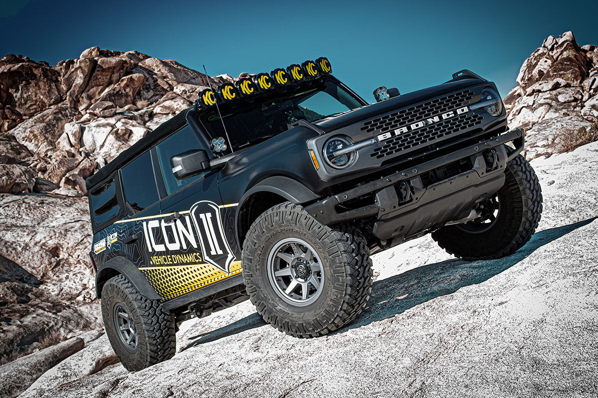 ICON Vehicle Dynamics 21-UP BRONCO SASQUATCH 2-3" LIFT STAGE 7 SUSPENSION SYSTEM BILLET K40017