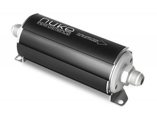Nuke Performance 10 micron fuel filter AN8 Fittings 200-01-201