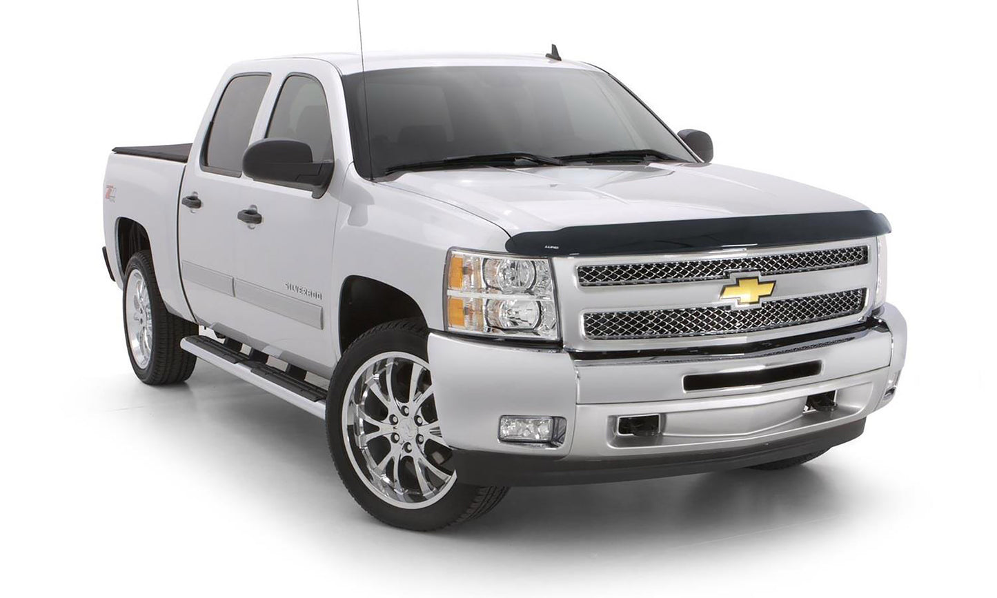Lund 18815 Interceptor Smoke Hood Shield For 2015-2019 Chevrolet Silverado 2500/3500 W/o Induction Hood