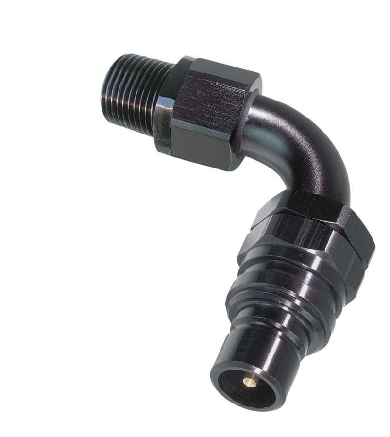 Fitting 90-Deg Elbow Plug 3/8in NPT Male-