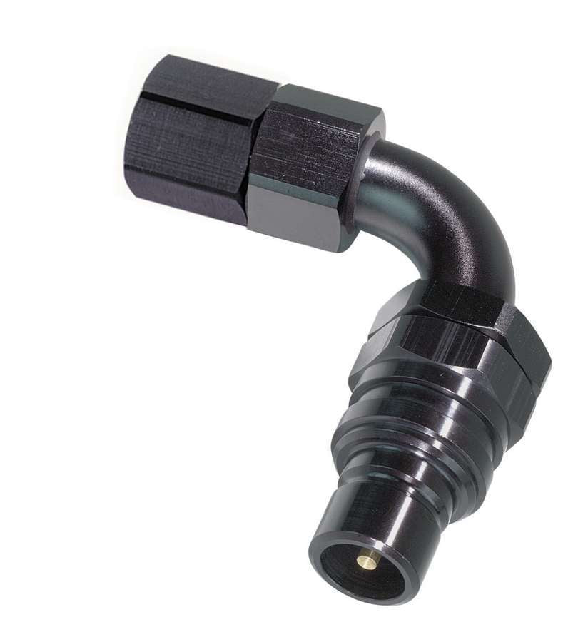 12an 90-Deg Plug to 12an Female Q/R Fitting